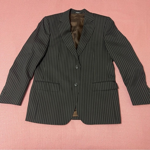 Dolce & Gabbana Sicily 2 pieces Suit In Stretch Pinstripe Wool men’s size 50 - Picture 10 of 16